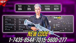 NEW UPDATE 3.5  BEST SENSITIVITY CODE + CONTROL SETTINGS PUBG MOBILE/BGMI