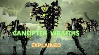 The Terrifying Canoptek Wraiths of the Necron Empire