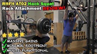 This Hack Squat Attachment Will TRANSFORM Your Home Gym (RitFit AT02 Hack Squat Attachment REVIEW!)