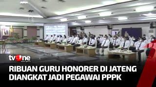 Ribuan Guru Honorer Diangkat Ganjar Pranowo Menjadi Pegawai PPPK | Kabar Hari Ini tvOne