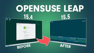Don't forget! Upgrade openSUSE Leap 15.4 to 15.5 - this is how the online upgrade works