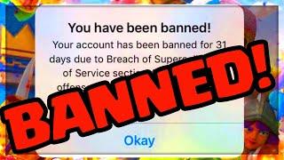 BANNED FOR LIFE From Clash of Clans!