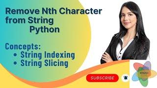 Python Program to remove nth character from string | split string in Python