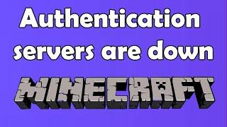 Why is authentication servers are down minecraft ? hypixel failed to authenticate your connection