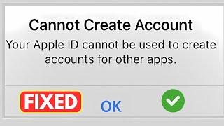 "How to Fix 'Your Apple ID Cannot Be Used to Create Accounts for Other Apps' Error"