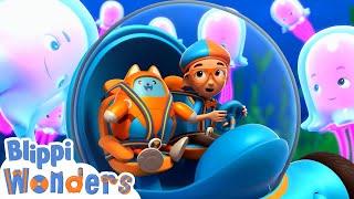 Ocean Time with Blippi Wonders | Life at Sea | Kids Ocean Learning | Toddler Show