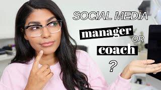 Social Media Manager vs. Social Media Coach