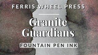 🩶 Granite Guardians grey Fountain Pen Ink Swatching and Comparison #fountainpenink #fountainpens