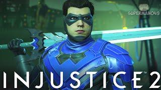 The RARE Nightwing Staff Of Grayson! - Injustice 2: "Robin" Battle Simulator On Very Hard