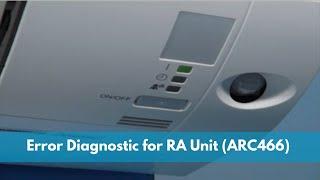 Error Diagnostic for RA Unit using wireless remote controller (ARC466) | Daikin Singapore