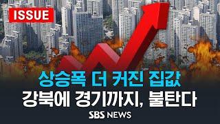 상승폭 더 커진 집값 .. 강북에 경기까지, 불탄다 (이슈라이브) / SBS