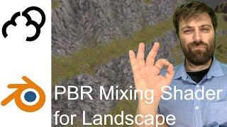 PBR Landscape Material in Blender 2.8 Tutorial