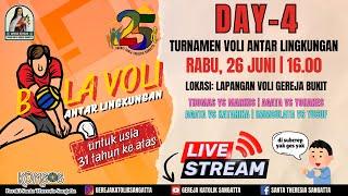 TURNAMEN BOLA VOLI HUT 25 PAROKI ANTAR LINGKUNGAN/STASI | DAY - 4