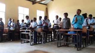 Singing in a Mozambique Classroom 1