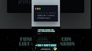 25 List Comprehension con Python