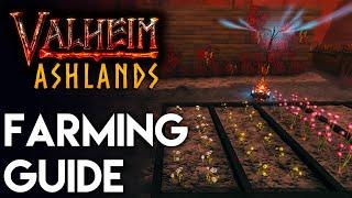 Valheim ASHLANDS: FARM IN ASHLANDS!