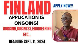 13 ONGOING FINLAND PROGRAMS FOR YOU! APPLY NOW!!!