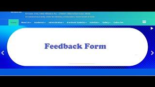 Feedback Form in Website