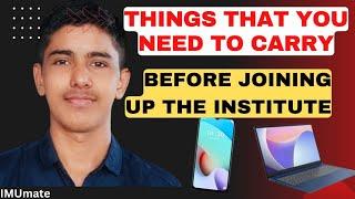 Things That You Need to Carry | Before Joining up The Institute | Merchant Navy