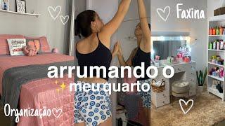 ARRUMANDO MEU QUARTO | faxina pesada, organização, limpeza, tour