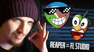 How to make a trap beat in Reaper like in FL Studio (step by step tutorial)