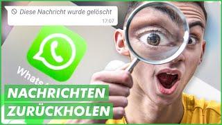 Whatsapp gelöschte Nachrichten lesen und wiederherstellen