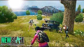 PUBG NEW STATE MOBILE ERANGEL GAMEPLAY