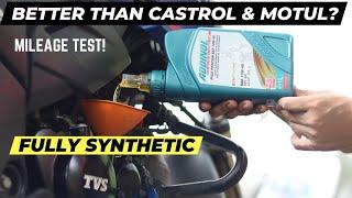 THIS ENGINE OIL IS BETTER THAN MOTUL & CASTROL? ADDINOL POLE POSTION REVIEW TVS APACHE BEST OIL