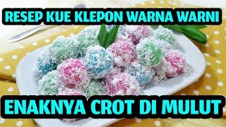 RESEP BAHAN KUE #KLEPON CROT DIMULUT KLEPON KETAN HITAM GULA MERAH