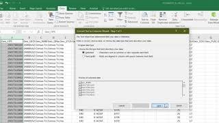 Step 2: Clean census data in Excel
