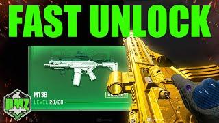 How to FAST UNLOCK M13B Assault Rifle (5 MINUTES) EASY in Warzone 2 DMZ SOLO