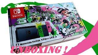 Unboxing limited edition splatoon 2 switch bundle ! [JAPAN]