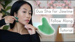 Gua Sha For Jawline Follow Along Tutorial