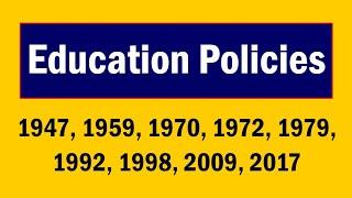 National Education Policies of Pakistan 1947 to 2017 Complete Detail by Zeshan Umar