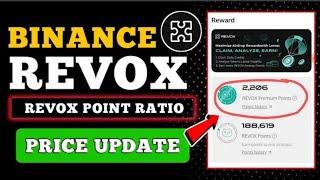 REVOX Token Point Ratio  REVOX Token Price Update  Revox Listing Update