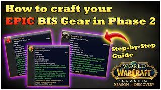 How to get your EPIC Crafting Items in Phase 2 [WoW SoD]