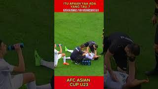 AFC ASIAN CUP U23 - Indonesia vs Uzbekistan- Foul Nathan #shorts #afcasiancup2024 #timnasu23