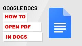 How To Open PDF File in Google Docs (2023)