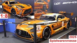 Mercedes-AMG GT3 von CaDA @ Spielwarenmesse 2025 Klemmbausteine-Mazda, Sauber F1, Claas, Dinosaurier