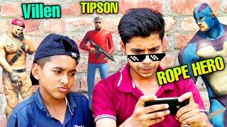 Rope Hero Vice Town In Real Life Funny Video | rope hero ki comedy | Funny 2 Friends