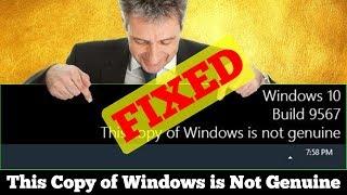 [FIXED] This Copy of Windows is not Genuine Windows Error