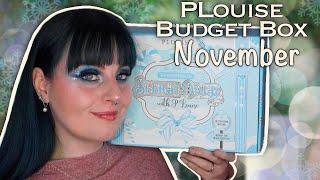 PLouise Budget Box November - unboxing und first impression | Winterliches Weihnachtsmakeup Tutorial