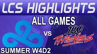 C9 vs 100 Highlights ALL GAMES LCS Summer 2024 Highlights Cloud9 vs 100 Thieves by Onivia