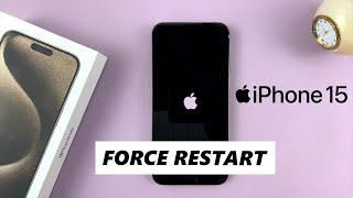 How To Force Restart iPhone 15 & iPhone 15 Pro