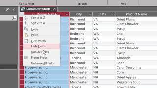 Microsoft Access:  Troubleshooting a query that selects fewer fields than expected