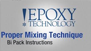 How to Properly Handle and Mix an EPO-TEK® Bi-Pack