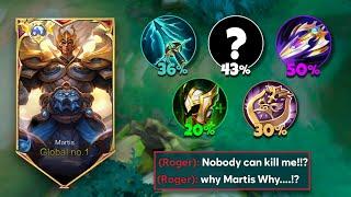 MARTIS NEW ONE HIT BROKEN BUILD ( 100# Broken ) MLBB