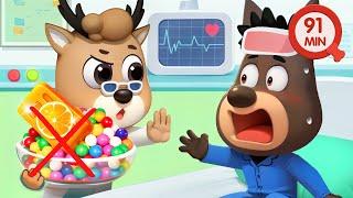 Police Learns about the Dangers of Sweets | Good Habits | Kids Cartoon | Sheriff Labrador