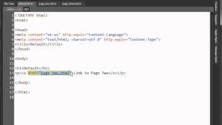 Html Hyperlink Anchor Tag and href Attribute