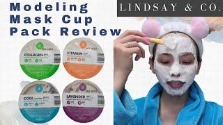 《#LINDSAY&CO》Modeling Mask Cup Pack Reviev | Instructions, Tips, Recommendations | @home spa treats?